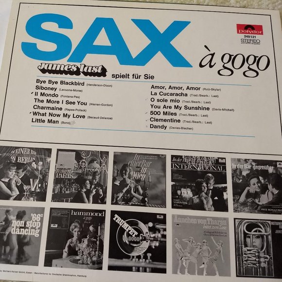 vintage 60s RARE Polydor Canada Records saxophone bundle - Picture 2 of 7